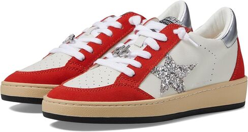 VINTAGE HAVANA Womens Denisse Metallic Lace Up Sneakers Shoes Casual - Off White in Saudi Arabia