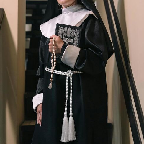 Eorbow 3 Pack Cincture Clergy Rope, 153 Inch Rope Belt for Priests, White Liturgical Cords with Tassel, Priest Accessories for Men Alba Robes Religious Rites Celebrating Masses Deacons Bishops in Kuwait