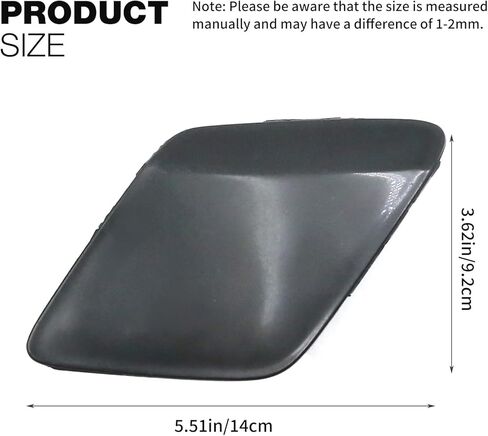 Hoypeyfiy 5212847906 1 Pair Car Front Left Right Bumper Tow Hook Cover, Replacement for Toyota Prius 2016 2017 2018 2019, Replaces 5212747907 in Kuwait