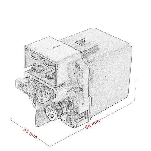 Motorcycle Starter Relay Solenoid Compatible with CB500F CB500X CBR500R CBR500RA CB600F 599 CB650F NT700V NT700VA RVF750 VTR250 VT125 in Saudi Arabia