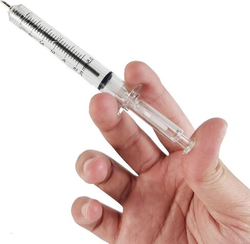 TIHOOD 36PCS Syringe Pens Retractable Fun Multi Color Novelty Pen for Nurses, Nursing Student School Supplies, Birthdays, Stocking Stuffers and Party Favor Gifts in Saudi Arabia