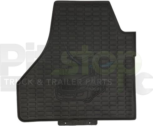 PitStopTruckParts International LT 2017-Current All Weather Rubber Floor Mats Liners Carper 2 PCS Set INT INT in Saudi Arabia