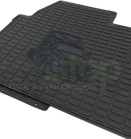 PitStopTruckParts International LT 2017-Current All Weather Rubber Floor Mats Liners Carper 2 PCS Set INT INT in Saudi Arabia