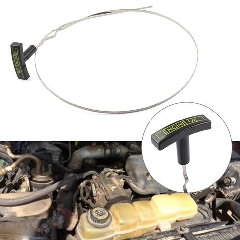 Engine Oil Dipstick Compatible with F-250 F-450 F-350 F-550 1999 2000 2001 2002 2003 956mm Car 7.3L Engine Oil Dipstick F81Z6750DA in Kuwait