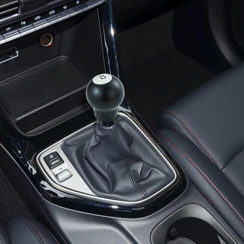 8 Ball Shifter knob Round Transmisson Gear Handle Aluminum Alloy Vehicle Shift Stick Lever Head for Most Manual Automotive Vehicles (Black) in Kuwait