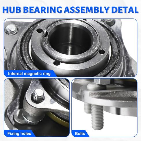 515040 Front Wheel Bearing Hub Assembly with 6 Lug Compatible with Lexus GX460 2010-2021,Fit for Toyota 4Runner 2007-2014, Fit for Toyota Tacoma 2005-2021 in Kuwait