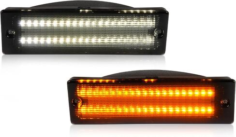 HECASA Pair Turn Signal Lights Compatible with 1988-1997 Nissan D21 Hardbody pickup 1988-1995 Nissan Pathfinder Smoke Lens Plastic(PMMA+PP) in Kuwait