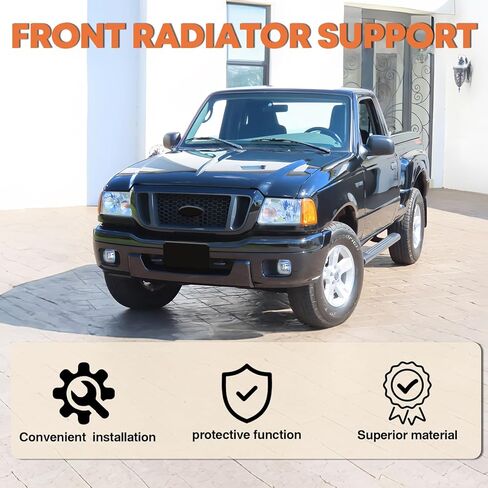 CarPartsDepot Texture Front Bumper Dam Valance Lower Air Deflector Compatible With Ford Ranger For Model FX4 Off Road Extended Standard Crew Cab Pickup 2004-2005 XL XLT 4L5Z17626BAB FO1095217 in Kuwait