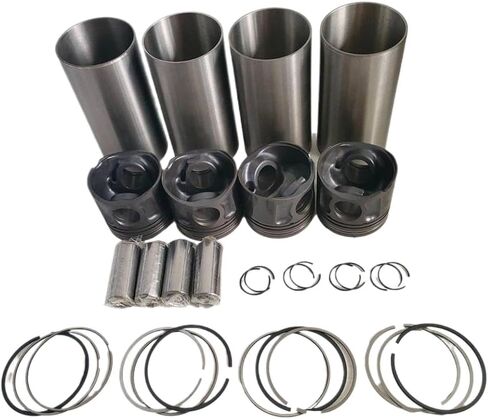 Piston Set Cylinder Liner Kit BK2Q-6110-D1E Compatible With Everest BT50 2.2 TDCI P4AT Engine in Kuwait