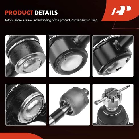 A-Premium Set of 12, Front Upper Lower Ball Joint, Inner Outer Tie Rod End, Fornt Rear Sway Bar Link, Compatible with Chevy 2006-2012 Colorado & GMC 2006-2012 Canyon & Isuzu 2006 i-280, 07-08 i-370 in Kuwait