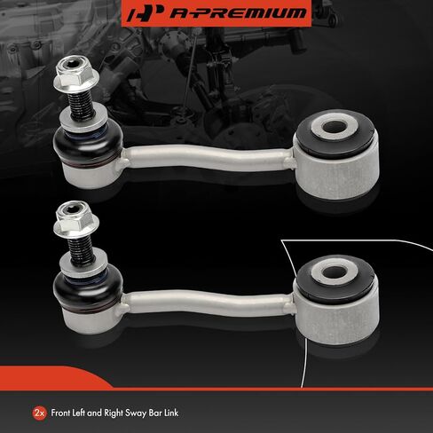 A-Premium 2 × وصلات قضيب تثبيت أمامية Sway Bar، متوافقة مع Jeep JL Series Wrangler 2018-2024، JT Series Gladiator 2020-2024 in Kuwait