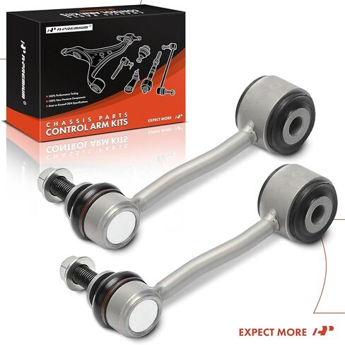 A-Premium 2 × وصلات قضيب تثبيت أمامية Sway Bar، متوافقة مع Jeep JL Series Wrangler 2018-2024، JT Series Gladiator 2020-2024 in Kuwait