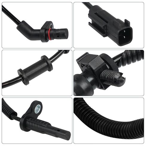 4 PCS Front and Rear ABS Wheel Speed Sensor compatible with Ram 1500 5013-2018 Ram 1500 Classic 2019-2024 3.0L 3.6L 3.7L 4.7L 5.7L V6 V8 engine replace 68053861AB 68053861AC 68053861AD 68231044AB in Saudi Arabia