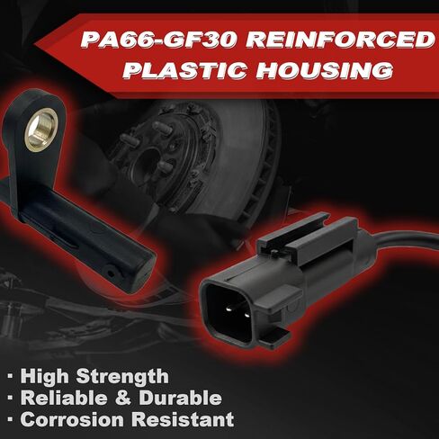 ABS Wheel Speed Sensor 1Pc: Front Left & Right Compatible with Chrysler 2011-2022 300 V8 5.7L V6 3.6L V8 6.4L, Dodge 2011-22 Challenger V8 5.7L V6 3.6L V8 6.4L, 2011-22 Charger V6 3.6L V8 5.7L V8 6.4L in Saudi Arabia