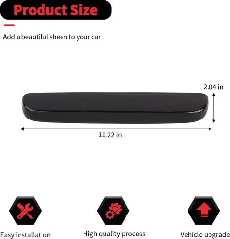 RT-TCZ Smoked Black Third 3rd Brake Light Cover High Mount Stop Lamp Cover Trim Exterior Accessories for Ford F250/F350/F450/F550 2008-2016 in Kuwait
