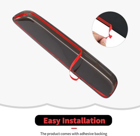 RT-TCZ Smoked Black Third 3rd Brake Light Cover High Mount Stop Lamp Cover Trim Exterior Accessories for Ford F250/F350/F450/F550 2008-2016 in Kuwait