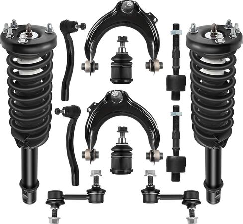 Front Struts suspension kit for Honda for Accord 2.4L 2003-2007 Strut and Control Arm Stabilizer Bar Link Fit for 2003-2007 for Honda for Accord front shock absorber kit, 12pcs in Kuwait