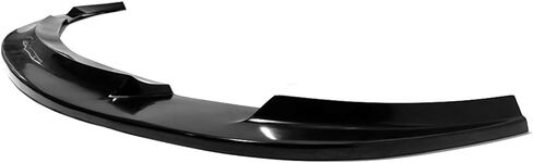IKON MOTORSPORTS Front Bumper Lip, Compatible with 2017-2023 Tesla Model 3, MDA Style Unpainted Black PU Polyurethane Air Dam Chin Spoiler Protector Splitter in Kuwait