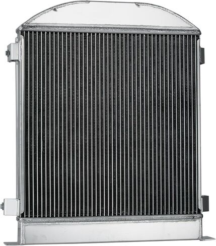 Automotive Replacement Engine Radiators 4 Row Radiator + Shroud Fan For Ford HI BOY Hot Rod Chopped Chevy V8 Engine 1930 1931 1932 Aluminum Radiator Fan in Saudi Arabia