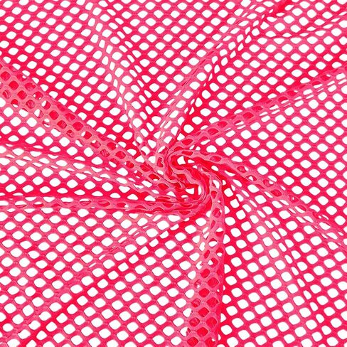 PH PandaHall 63x39 Inch Black Mesh Fabric 2-Way Stretch Netting Fabric by The Yard Big Hole Diamond Mesh Fabrics Slightly Spandex Fabrics for Sewing Costume Dresses DIY Crafts Home Decor in Kuwait