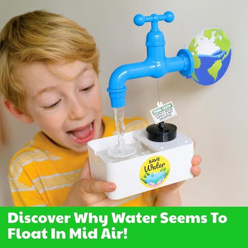 4M Magic Water Tap - Educational Water Pump Kit for Kids Ages 8+ - Create a Floating Water Tap with Fun Science Experiments in Kuwait