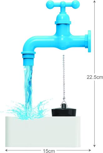 4M Magic Water Tap - Educational Water Pump Kit for Kids Ages 8+ - Create a Floating Water Tap with Fun Science Experiments in Kuwait