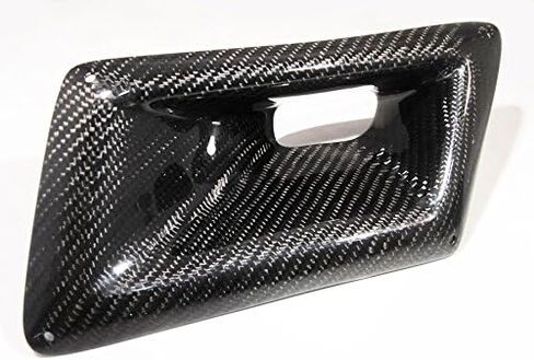 Carbon Fiber Front Bumper Intake Hole Air Duct Cover Compatible For With Nissan 2003-2009 350Z Z33 - Left Side Only in Kuwait