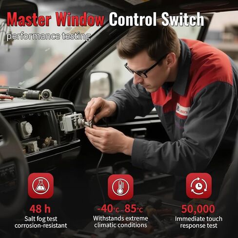 2Pcs Heavy Duty Window Switch Compatible with Freightliner Cascadia 2007-2018 Driver and Passenger Side Window Control Switch Replace 901-5203 12862662 DTL12862662 in Kuwait