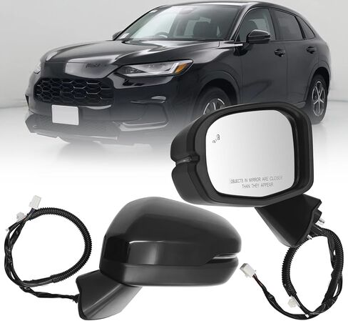 76258-3W0-A41 8 Pins Left Driver Side Door Mirror Assembly fits for Honda HR-V EX-L/LX/SPORT 2023-2025 W/Blind Spot Heated Turn Signal Light 76258-3W0-A43 (Driver Side Door Mirror) in Saudi Arabia