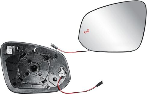 Replacement Driver Left Side Door Mirror Glass Heated with Back Plate for Toyota Tacoma 4 Runner RAV4 2014-2023 in Kuwait