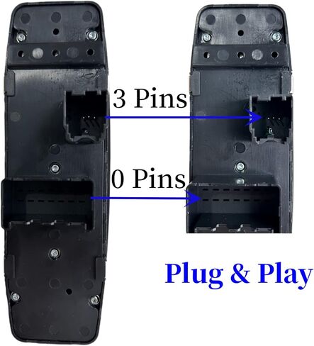 Power Window Master Switch Compatible with Dodge Ram 1500 2500 3500 2009 2010 2011 2012 Replace OE# 4602881AD Front Left Driver Side in Kuwait