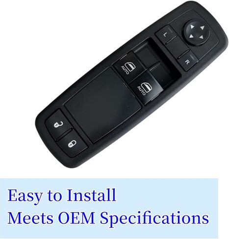 Power Window Master Switch Compatible with Dodge Ram 1500 2500 3500 2009 2010 2011 2012 Replace OE# 4602881AD Front Left Driver Side in Kuwait
