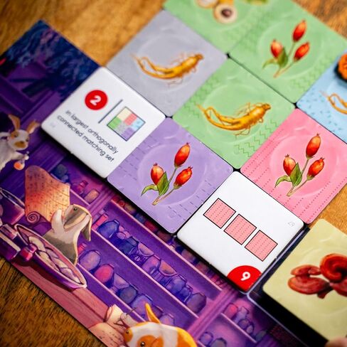 لعبة Moon Bunny Board لعبة استراتيجية مستوحاة من الفولكلور الآسيوي ووضع البلاط | 1–4 لاعبين، 30–60 دقيقة in Kuwait