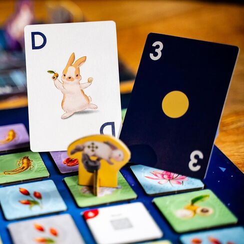 لعبة Moon Bunny Board لعبة استراتيجية مستوحاة من الفولكلور الآسيوي ووضع البلاط | 1–4 لاعبين، 30–60 دقيقة in Kuwait