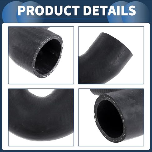 خرطوم المبرد خرطوم السخان No.11537584630 لسيارات BMW X5 2011-2013 لسيارات BMW X6 2011-2014 المطاط الأسود 1 قطعة أنبوب تبريد المحرك ختم جيد in Kuwait