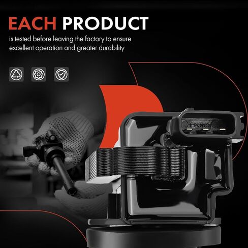 A-Premium Engine Ignition Coil Pack Compatible with Toyota Avanza 2003-2011, Duet, Sparky & Yoyota Cami, Daihatsu, YRV, L4 1.3L in Kuwait