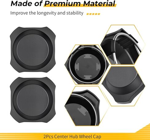 M MATI 2Pcs Center Hub Wheel Cap for Polaris RZR 1000 XP Premium Sport Ultimate 2024-2025 1525221-655 1525221-705 in Kuwait