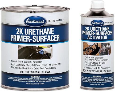 Eastwood 2K Urethane Primer Paint Surfacer Gray Gallon and Activator Kit in Kuwait