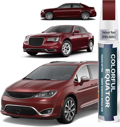 Car Touch up Paint(PRV/NRV Velvet Red) Compatible with Chrysler, Car Paint Pen Scratch Repair Two-In-One Touch Up Paint, Premium Car Scratch Remover for Deep Scratches in Saudi Arabia