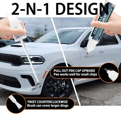 Car Touch up Paint(PRV/NRV Velvet Red) Compatible with Chrysler, Car Paint Pen Scratch Repair Two-In-One Touch Up Paint, Premium Car Scratch Remover for Deep Scratches in Saudi Arabia