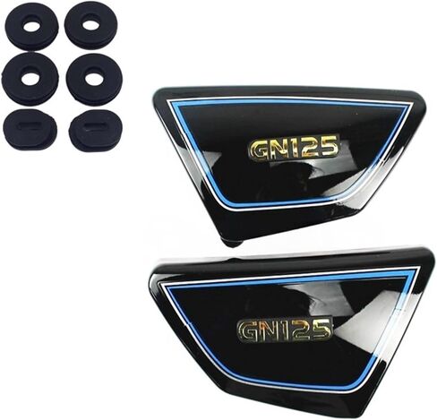Motorcycle Styling Right & Left Frame Side Covers Panels for Suzuki GN 125 GN125 Parts Parts(Black) in Saudi Arabia