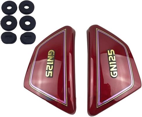 Motorcycle Styling Right & Left Frame Side Covers Panels for Suzuki GN 125 GN125 Parts Parts(Black) in Saudi Arabia