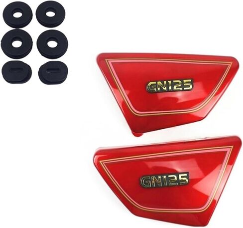 Motorcycle Styling Right & Left Frame Side Covers Panels for Suzuki GN 125 GN125 Parts Parts(Black) in Saudi Arabia