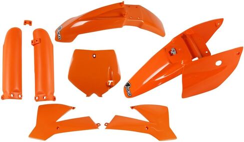 UFO Plast Plastic Kit Orange. Compatible with KTM 65 SX 2002-2008 (Full) in Saudi Arabia