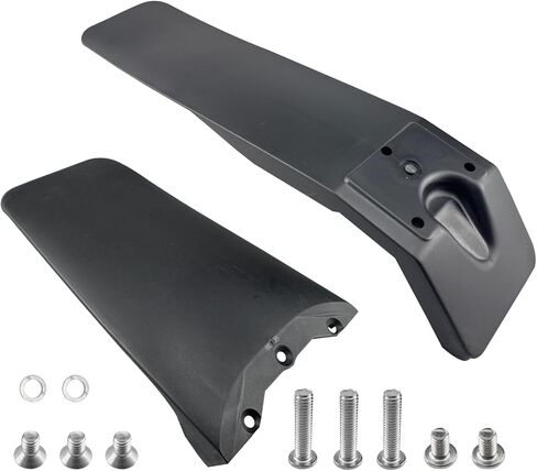 Front and Back Fenders Kit Fit for Tuttio Tutti Soleil 01 Electric Dirt Bike, Heavy-Duty ABS Mudguards with Mounting Hardware, Impact Resistant Splash Guard Matte Black 1 Pair in Saudi Arabia