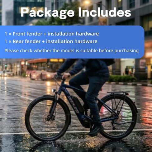 Front and Back Fenders Kit Fit for Tuttio Tutti Soleil 01 Electric Dirt Bike, Heavy-Duty ABS Mudguards with Mounting Hardware, Impact Resistant Splash Guard Matte Black 1 Pair in Saudi Arabia