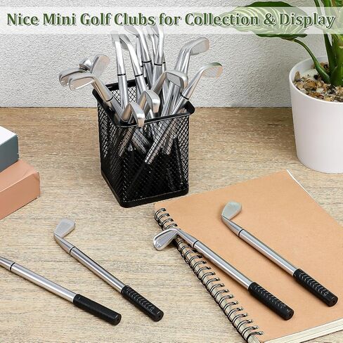 100 Pcs Golf Ballpoint Pen, Funny Sports Golfing Club Props 1.0mm Black Gel Ink Pens for Students, Coworkers, Office, School, Party Favors in Saudi Arabia