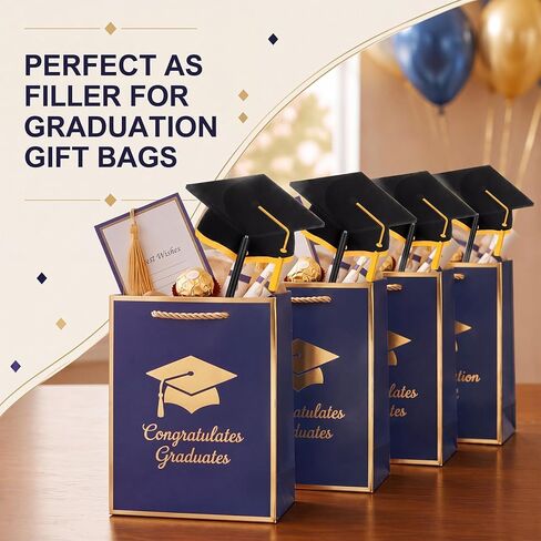 Resurhang 24 Pack Graduation Cap Ballpoint Pens Bulk Class of 2026 Black and Gold Graduation Party Favors Pens with Grad Caps for Grad Gifts School Office Party Supplies Student Gifts in Kuwait