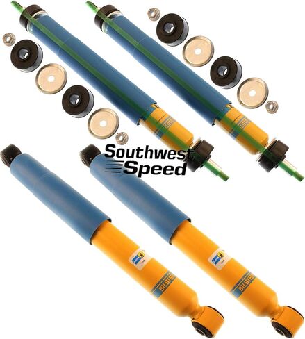 Bilstein 24-186650 24-186667 Set of Front & Rear Shocks fits 2004 2009 C4500 C5500 Kodiak - Monotube Design, Fade Free Performance, Optimal Performance in Saudi Arabia