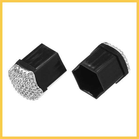 20pcs Wheel Lug Nut Cap Covers 19mm Bling Faux Crystal Wheel Bolt Cap Cover Universal Wheel Lug Nut Cap Hex Protector White Auto Replacement Parts in Kuwait